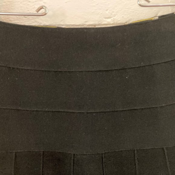 JUST CAVALLI Black Mini Skirt with Purple Crystals, size small - Picture 4 of 8